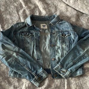 Old navy cropped jean jacket